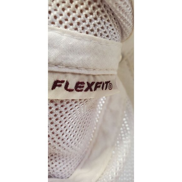 PFG Performance Fishing Gear Flexfit Baseball Cap Hat Mesh Fitted Gray White - Picture 6 of 6